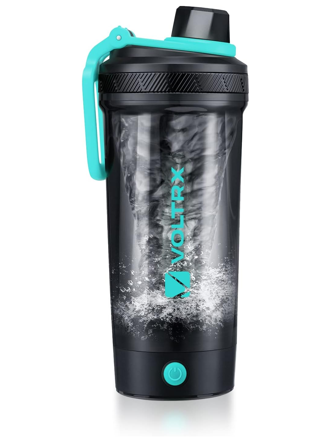 VOLTRX Shaker Bottle, Gallium USB C Rechargeable Electric Mixer