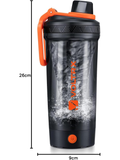 VOLTRX Shaker Bottle, Gallium USB C Rechargeable Electric Mixer