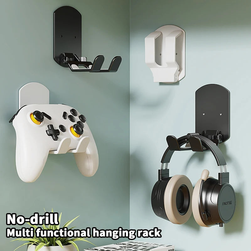 Universal Headphone Stand – Under Desk & Wall Mount Holder