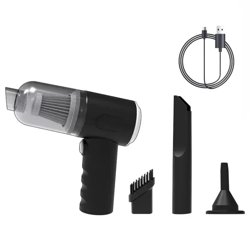 Portable Mini Handheld Vacuum Cleaner – 9000Pa Cordless USB Rechargeable