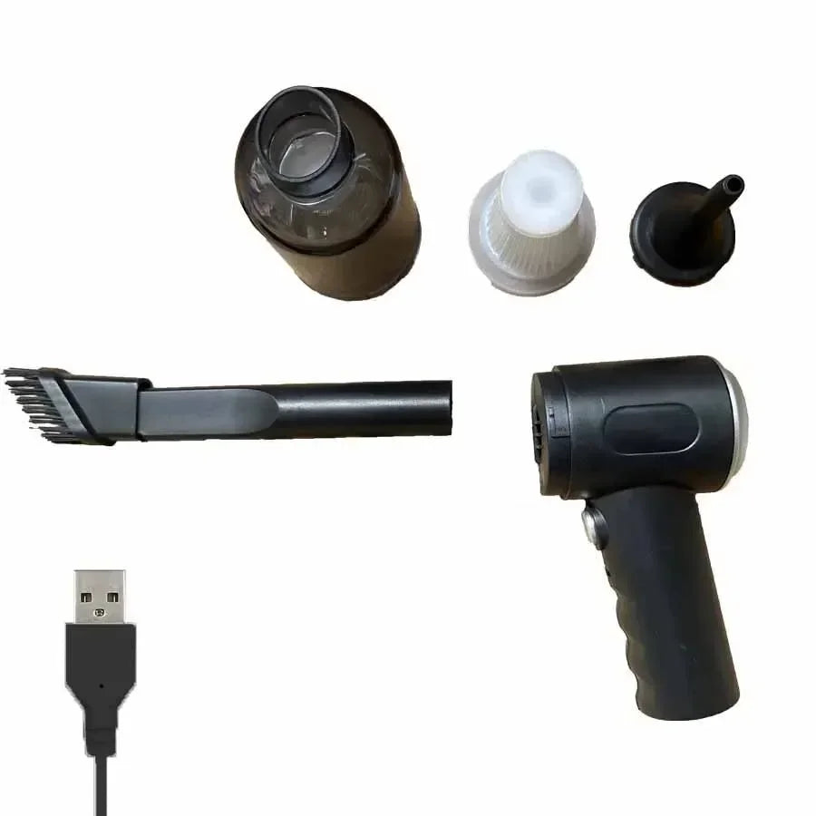 Portable Mini Handheld Vacuum Cleaner – 9000Pa Cordless USB Rechargeable