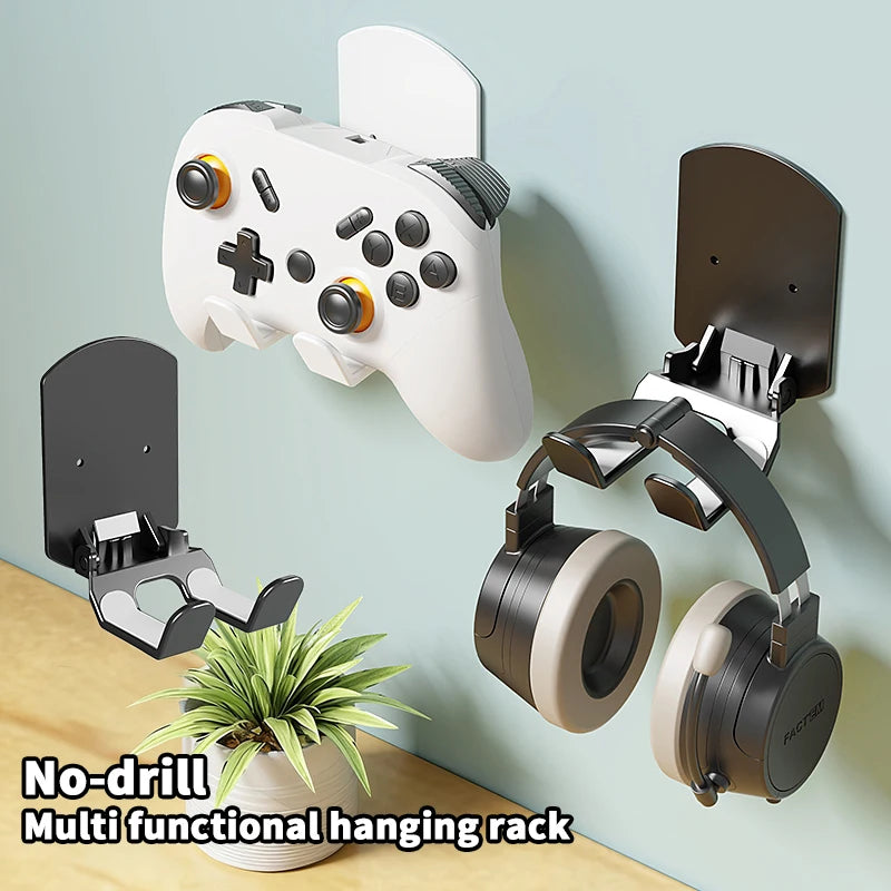 Universal Headphone Stand – Under Desk & Wall Mount Holder