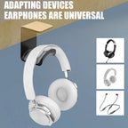 Universal Headphone Stand – Under Desk & Wall Mount Holder
